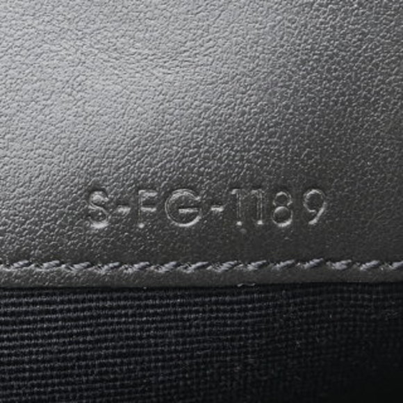 Celine clutch bag document holder black leather - Picture 6 of 8